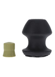 Fort Troff Kum Keeper Silicone Open End Anal Plug - Large - Black