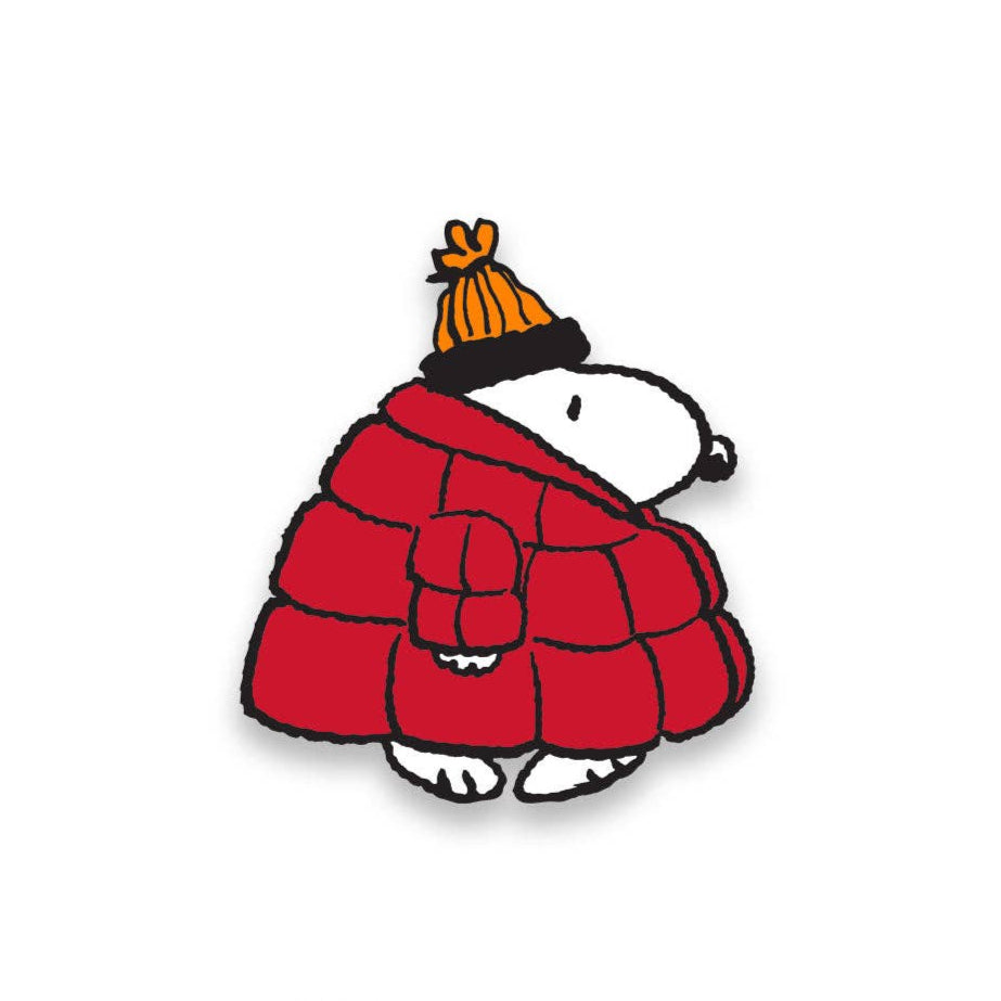 Snoopy Giant Red Coat Pin