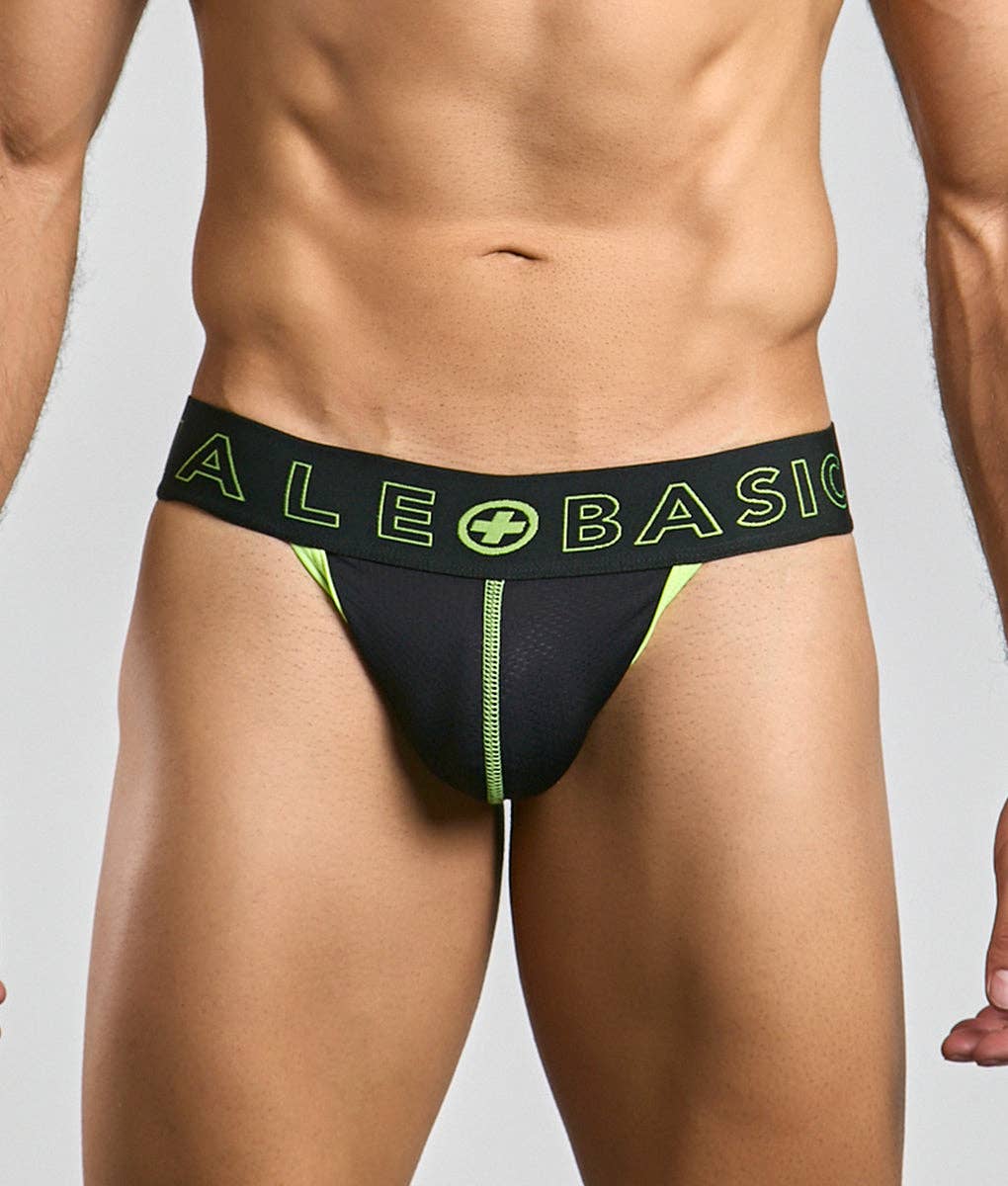 Malebasics Neon Jockstrap - Neon Yellow