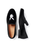 PLAYBOY Duke + Dexter Velvet Bunny Loafers