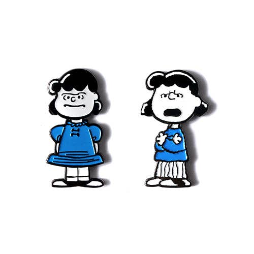 Peanuts Then and Now - Lucy Pin Set