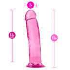 B Yours Plus Thrill N’ Drill Realistic Pink 9.5-Inch Long Dildo