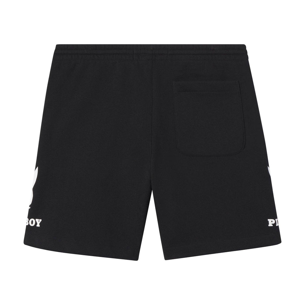 PLAYBOY Men's Double Bunny Sweat Shorts