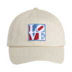 Robert Indiana Love Patch Dad Cap - Stone