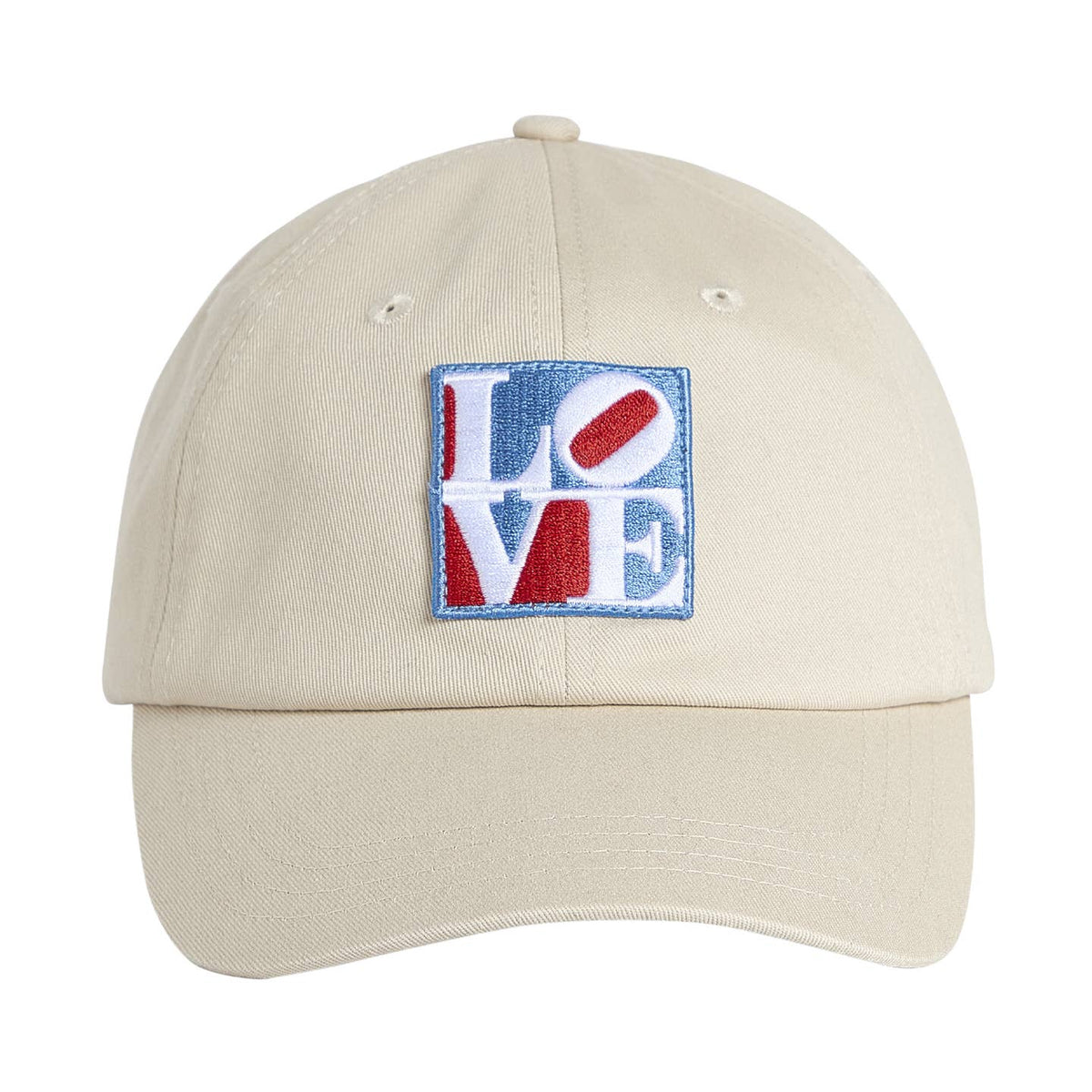 Robert Indiana Love Patch Dad Cap - Stone