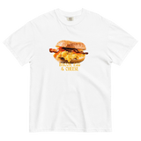 Bacon, Egg & Cheese Breakfast Sandwich Shirt - White