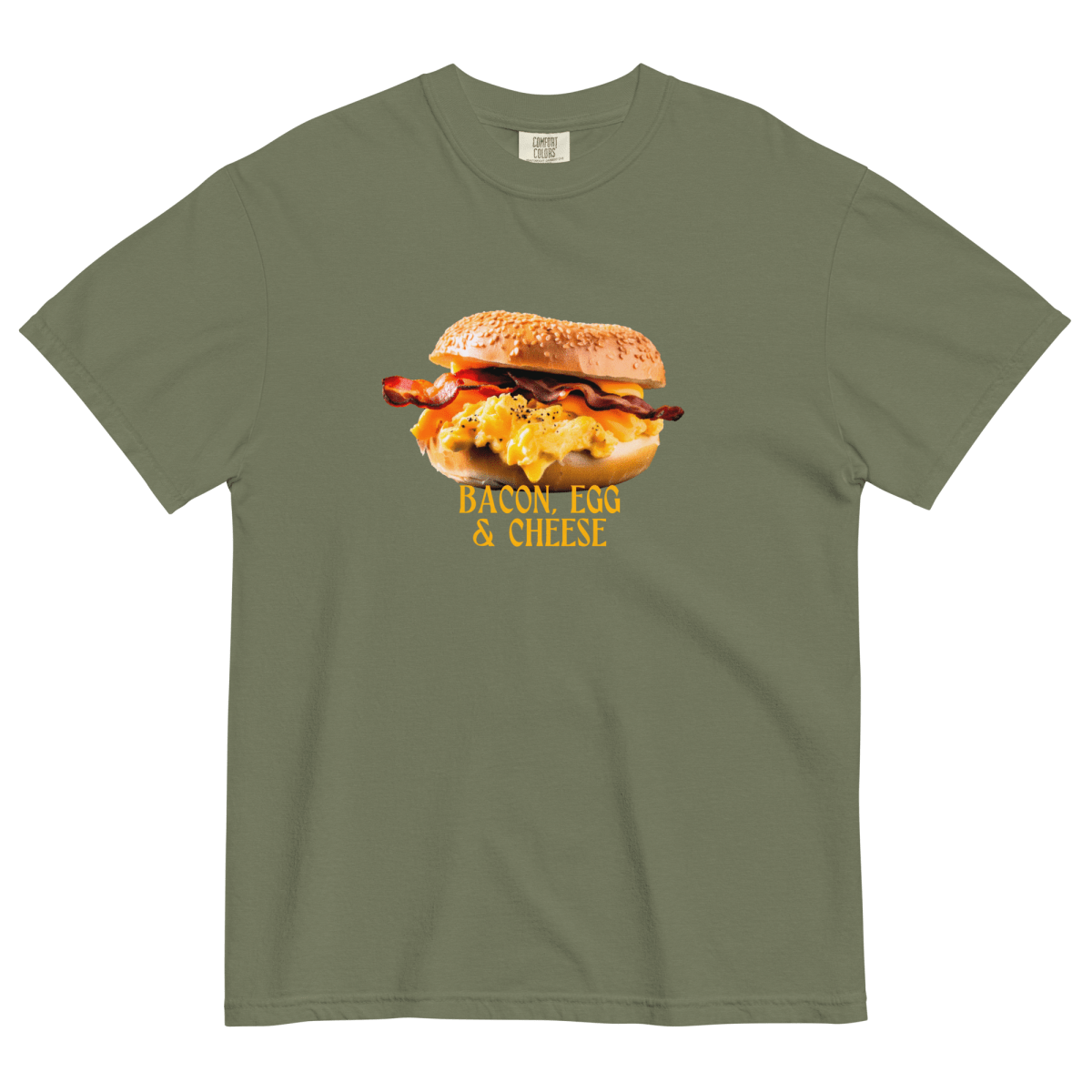 Bacon, Egg & Cheese Breakfast Sandwich Shirt - Moss