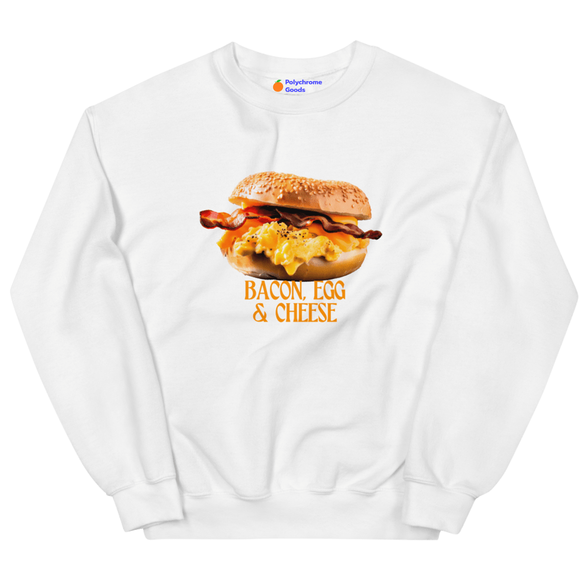 BEC Breakfast Sandwich Sweatshirt - White