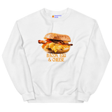 BEC Breakfast Sandwich Sweatshirt - White