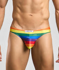 Justin + Simon Classic Mens Bikini - Pride Flag