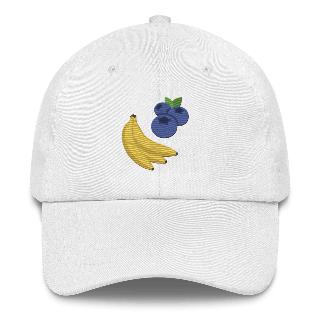 Banana Blueberry Smoothie Embroidered Hat