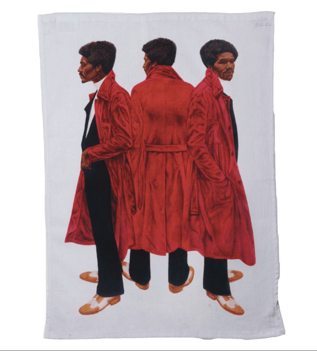 Sir Charles, Alias Willie Harris tea towel by Barkley L Hendricks x Third Drawer Down