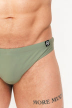 Mounderwear Core Swim Brief - Sage