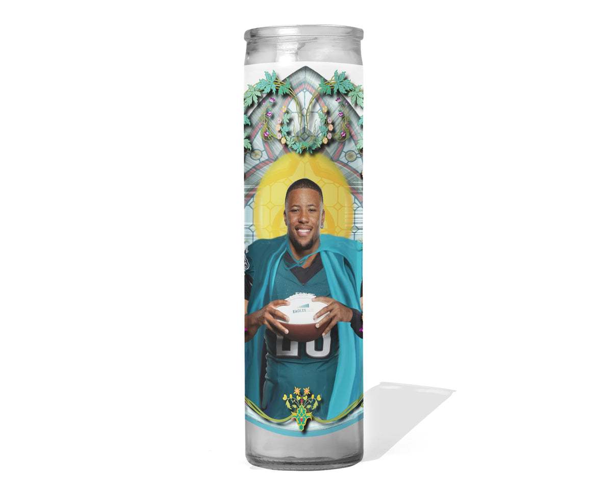Saquon Barkley Prayer Candle - Philadelphia Eagles