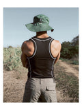 BENNY DAM Floppy Bucket Hat - Evergreen/Pine