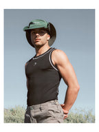 BENNY DAM Floppy Bucket Hat - Evergreen/Pine