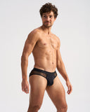 TEAMM8 Score Sheer Slim Brief - Black