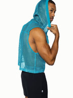 BIKE Hooded Sleeveless Practice Jersey - Teal