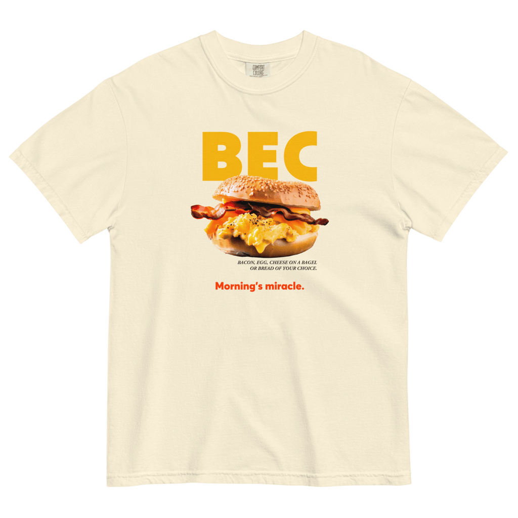 BEC Breakfast Sandwich T-Shirt - Ivory