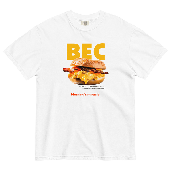 BEC Breakfast Sandwich T-Shirt - White