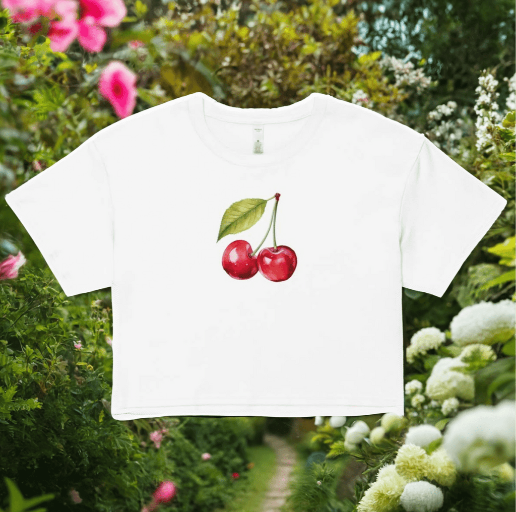 Summer Cherries Crop Top