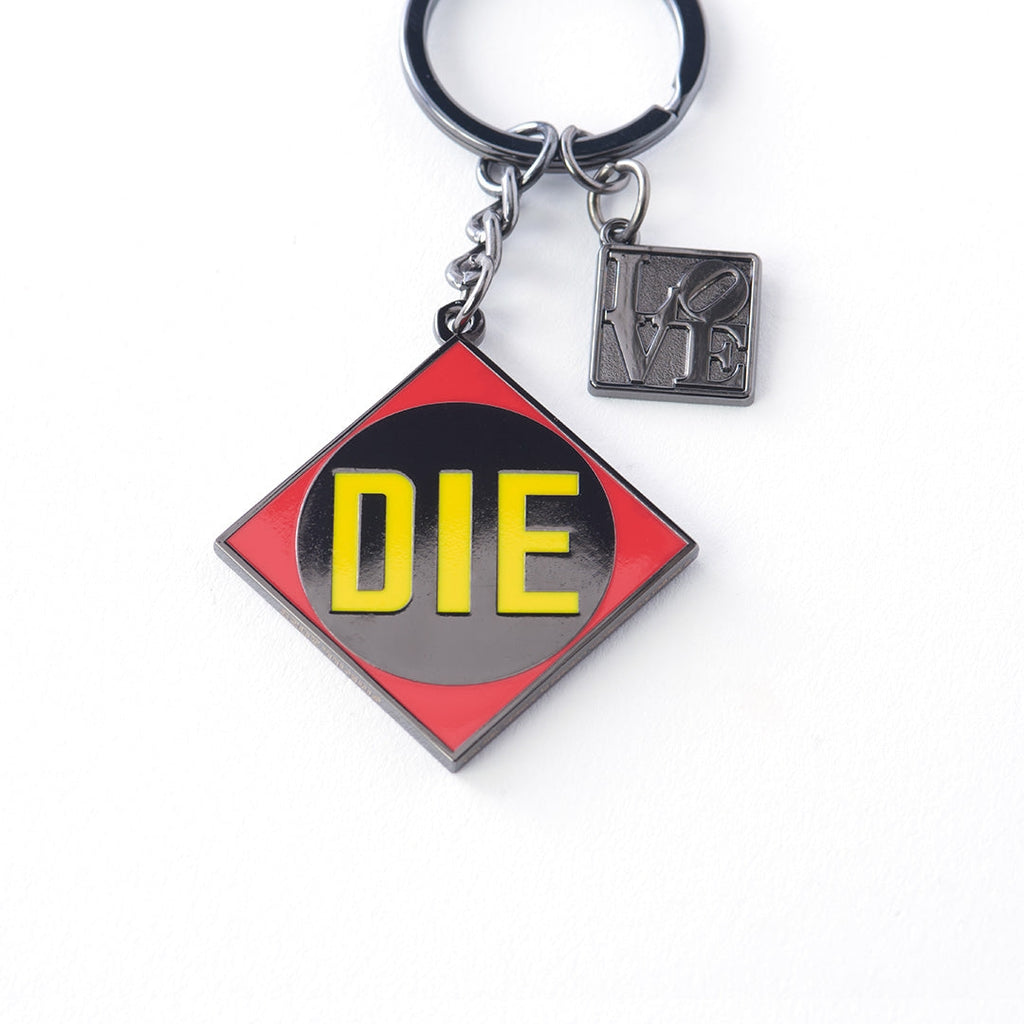 ROBERT INDIANA Eat / Die Keychain