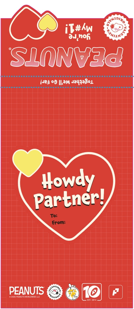 peanuts - Snoopy V Day Howdy Partner Pvc Bag Charm
