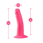 Neo Elite Neon Pink 5.5-Inch Long Dildo