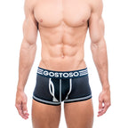 GOSTOSO Black Mesh Boxer Brief Underwear