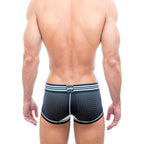 GOSTOSO Black Mesh Boxer Brief Underwear