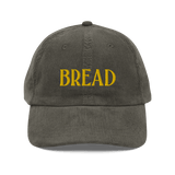 BREAD Embroidered Corduroy Hat - Olive
