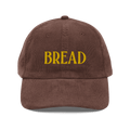 BREAD Embroidered Corduroy Hat - Brown