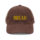 BREAD Embroidered Corduroy Hat - Brown