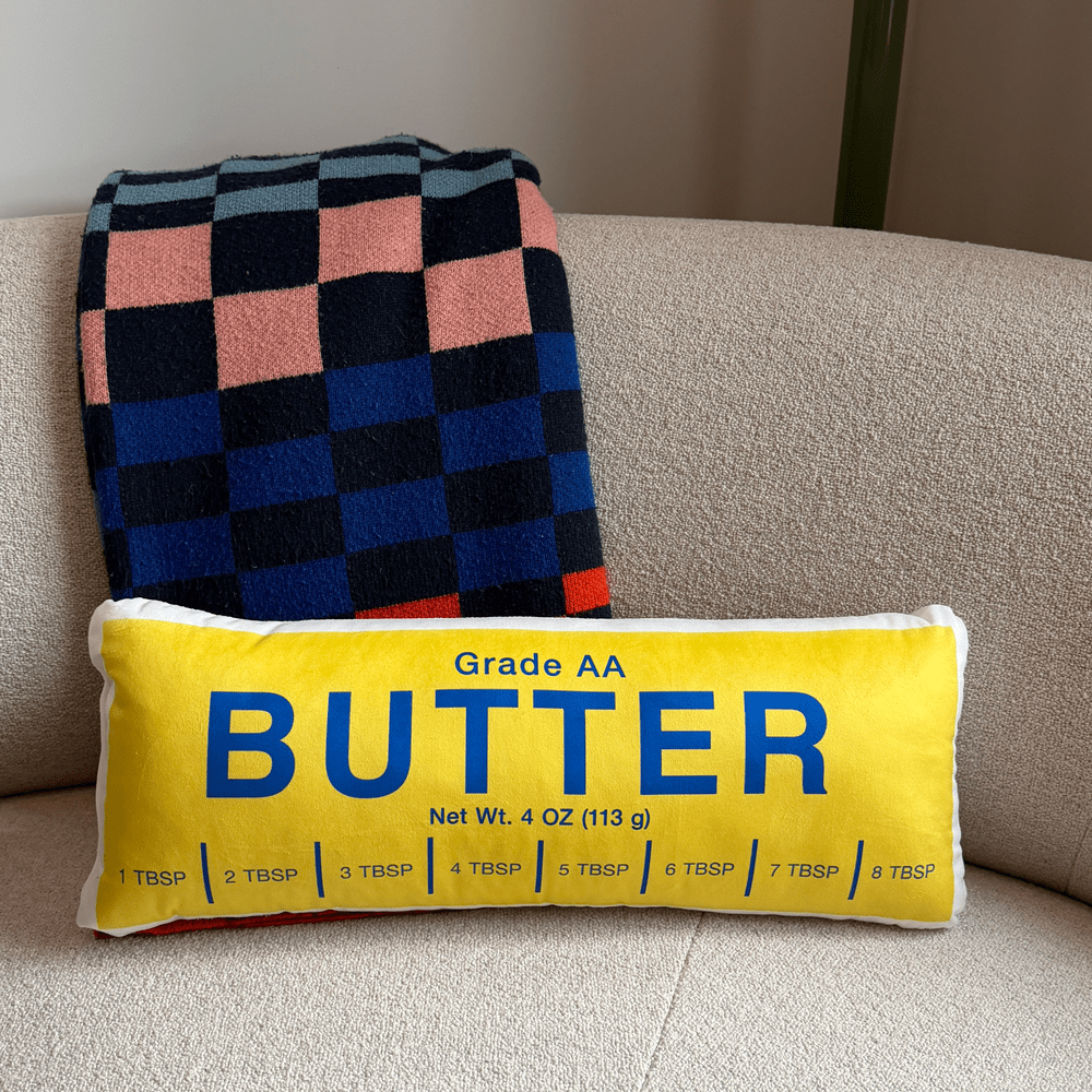 Butter Food Pillow - Polychrome Goods