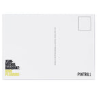 Jean-Michel Basquiat Tm Postcard and Pin