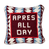 Apres Ski Needlepoint Pillow