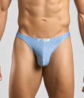 Justin + Simon Classic Tanga - Lurex Blue