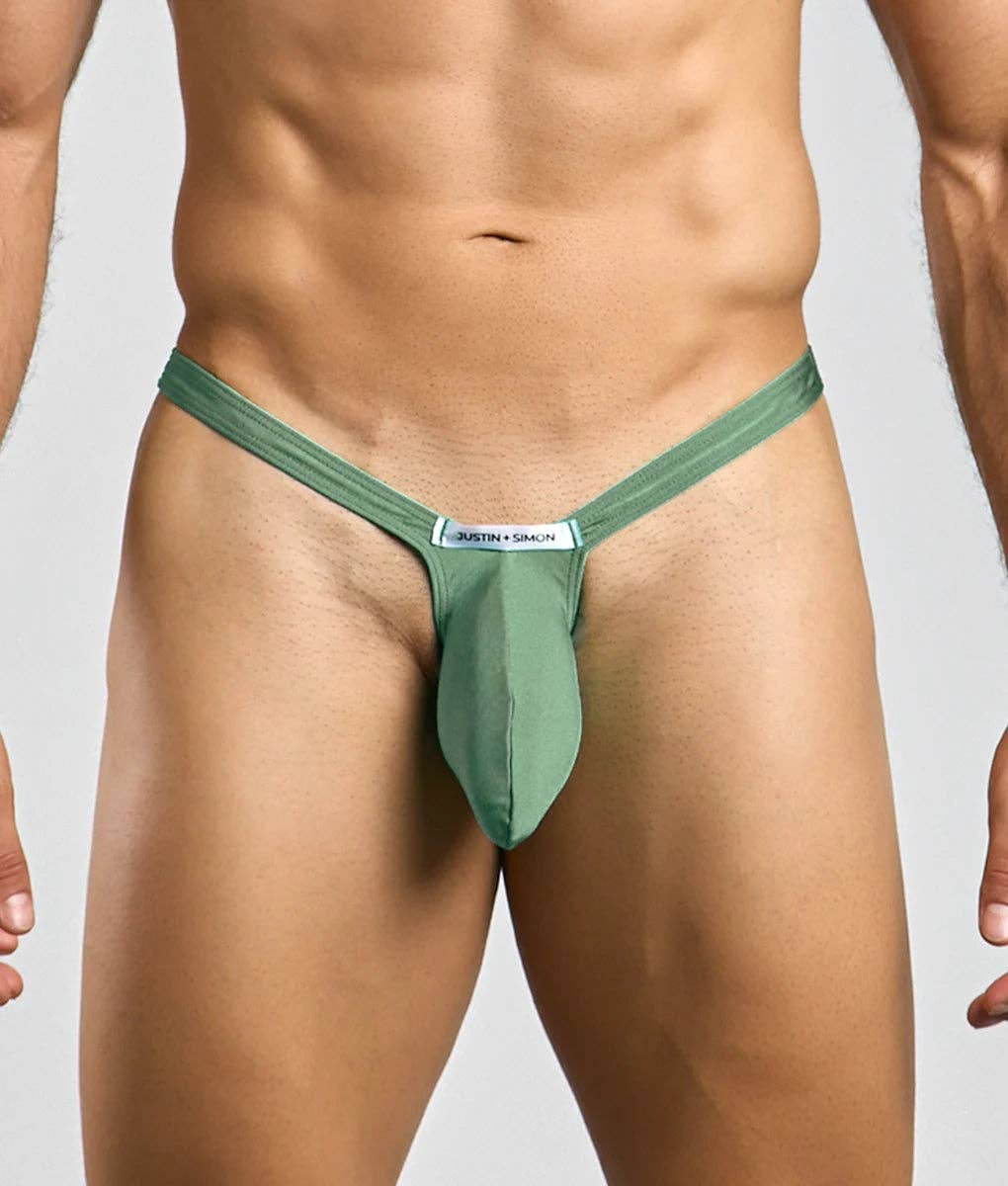 Justin + Simon Bulge Thong - New Green