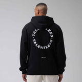 Talentless Circle Logo Hoodie Pitch Black