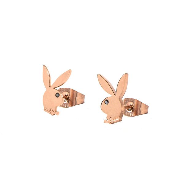 PLAYBOY Rabbit Head Stud Earrings