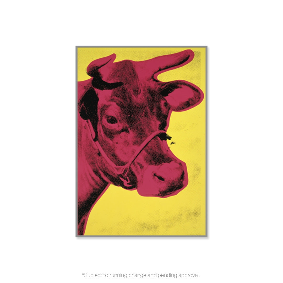 Andy Warhol Cows Yellow/Red Pin