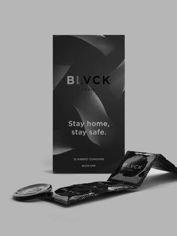 Blvck Latex Condoms - Pack of 10