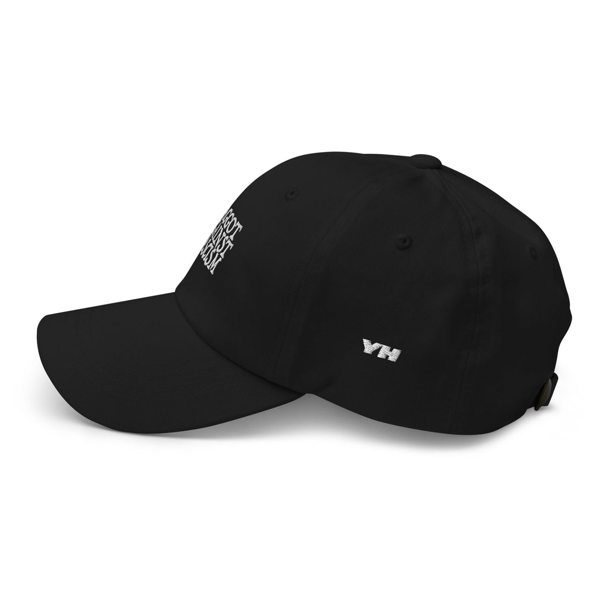 Faggot Against Fascism Dad Hat by YES HOMO in Black