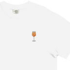 Aperol Spritz Gradient Embroidered T-Shirt