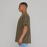 Talentless Drop Shoulder Tee Military Green