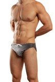 Dot Matrix Racer Swim Brief by Jack Adams in 3 colors