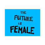 The Future Is Female By Sam Durant - Die-Cut Sticker