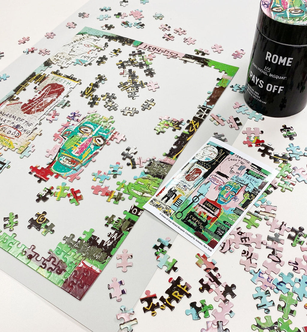 Jean-Michel Basquiat in Italian Puzzle