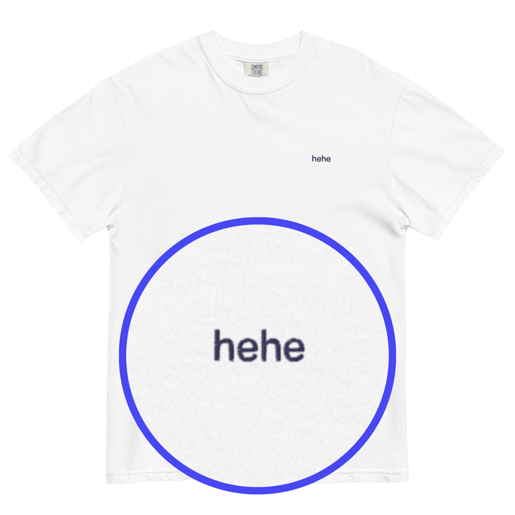 Hehe Embroidered Shirt