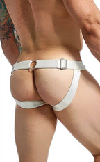 Dngeon Peekaboo Jockstrap - White Camo